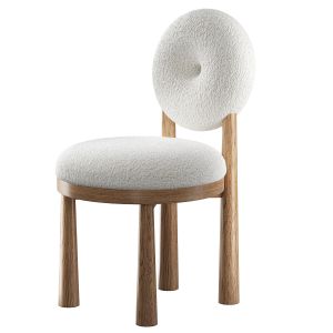 Chair With boucle Fabric Grand Cairo