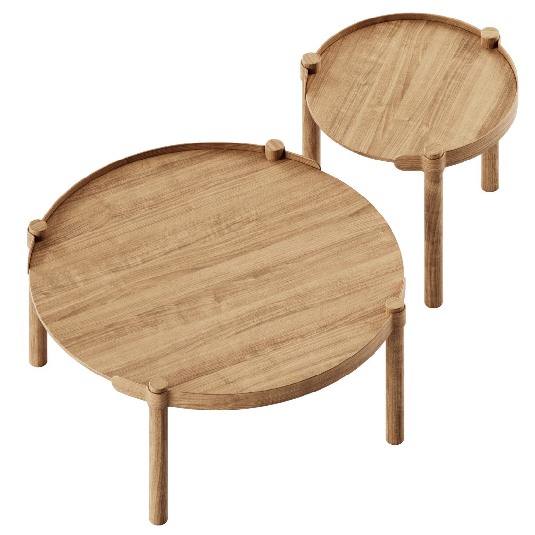Coffee Table Set By Cooee Design 3D Model for Corona | CGMood