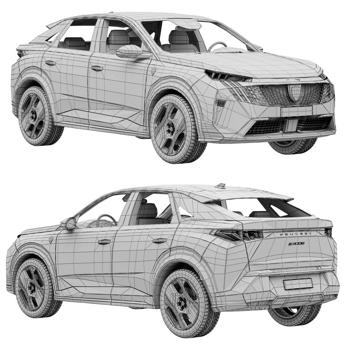Peugeot 9X8 Speedform 1/43 : les epures de VOXxi9