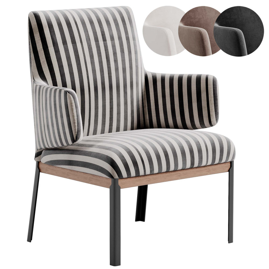 Hug Armchair By Arflex 3D Model for Corona | CGMood