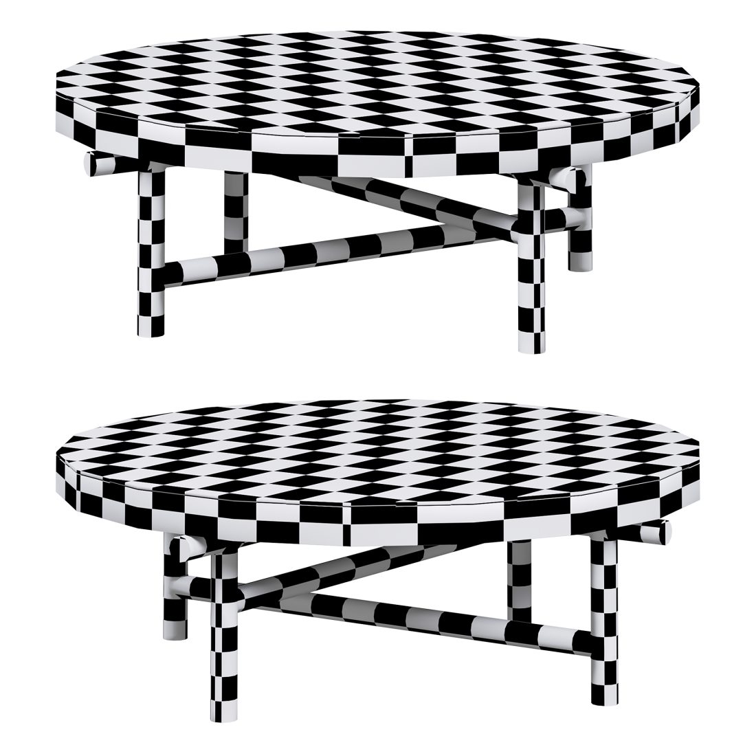 Torii Table By Nendo Minotti - 3D Model for Corona