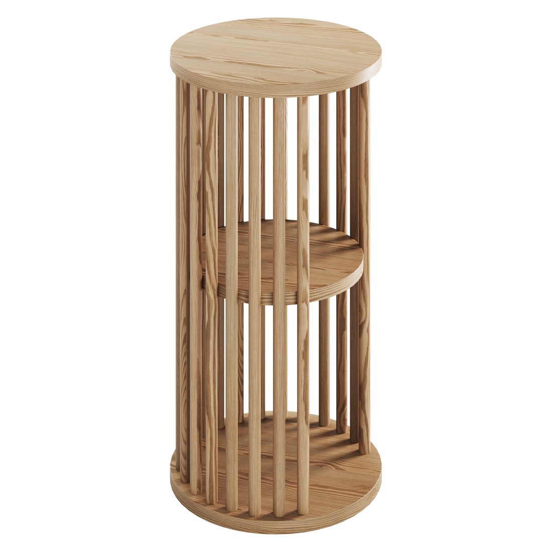 Solid Wood Side Table 3D Model for Corona | CGMood