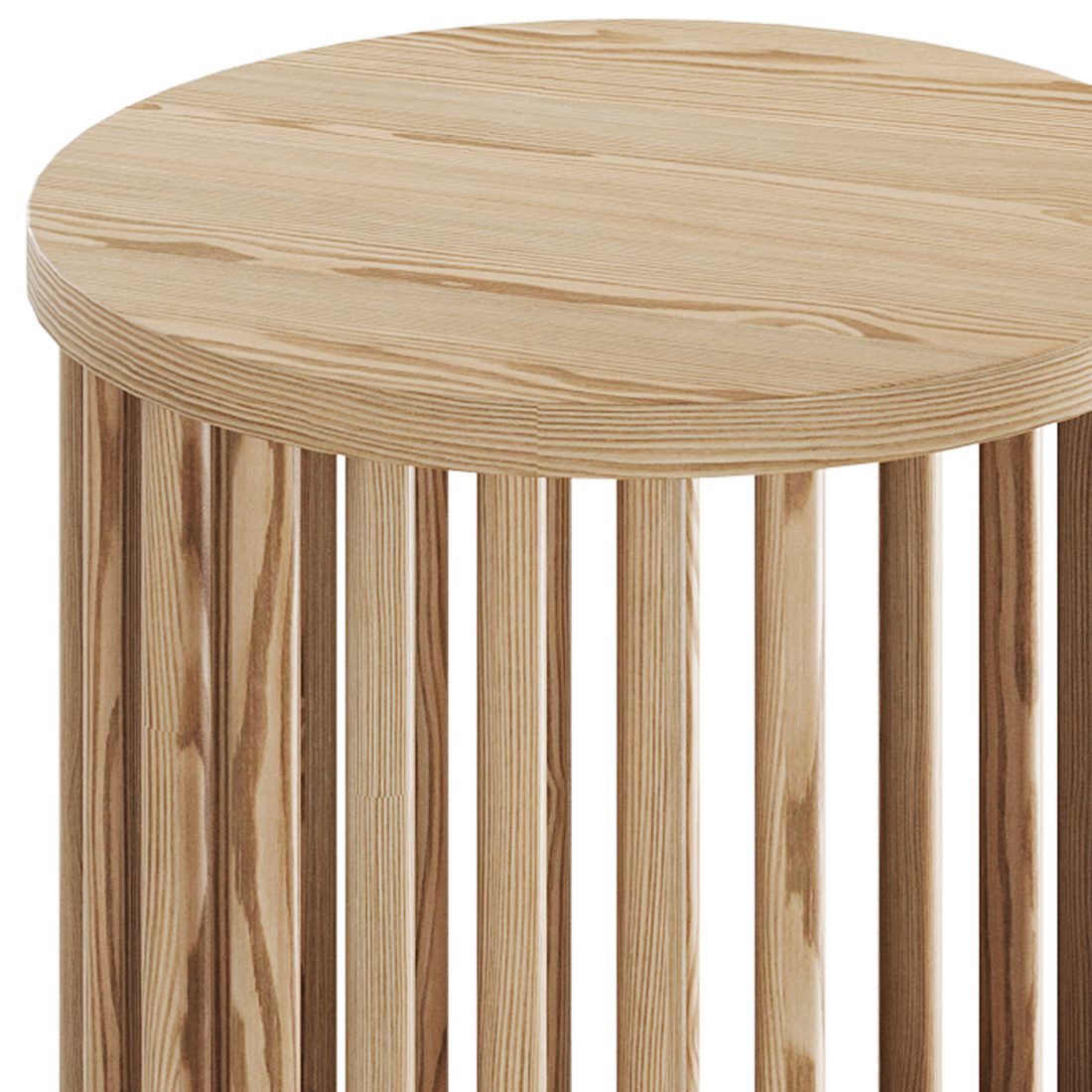 Solid Wood Side Table 3D Model for Corona | CGMood