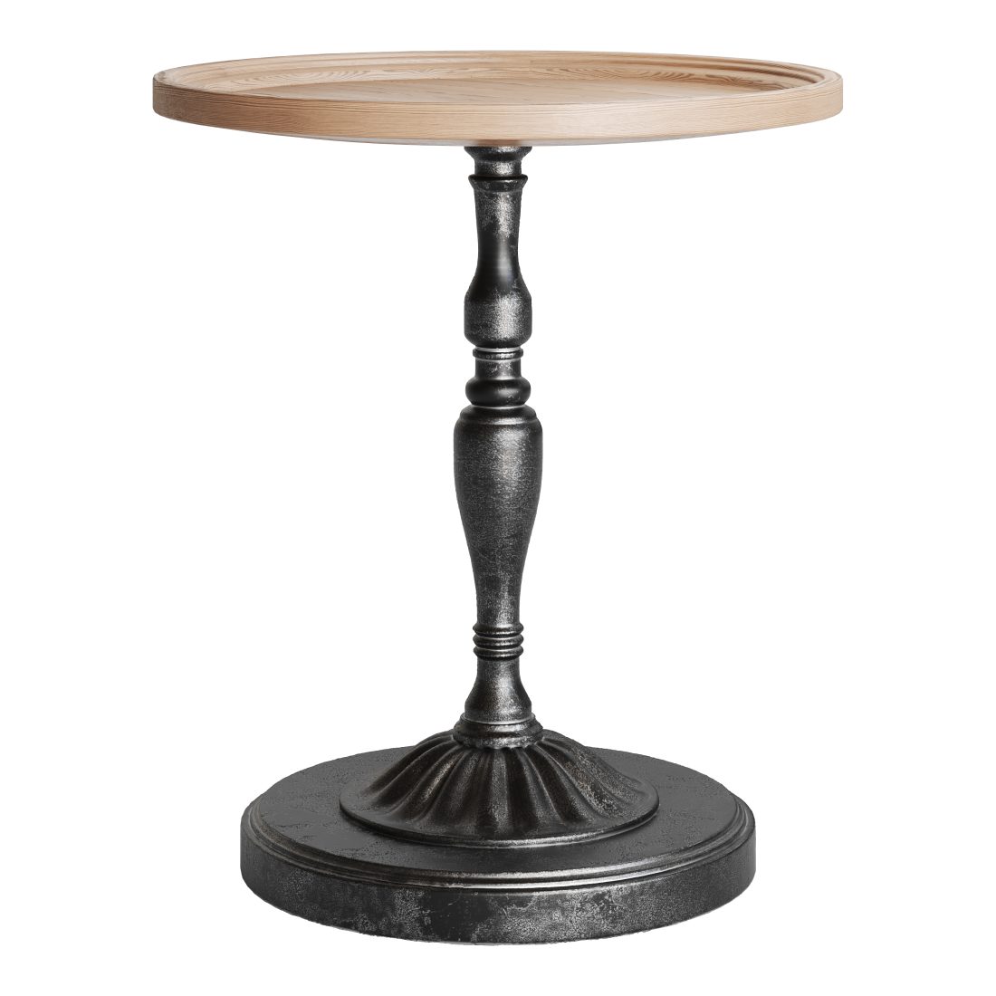 Vintage Round Side Table 3D Model for Corona | CGMood