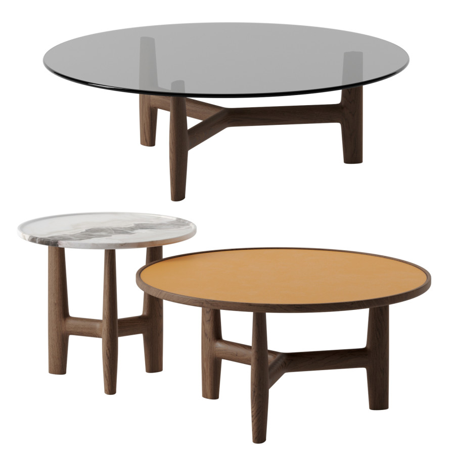 Tillow Coffee Tables By Porada 3D Model for Corona | CGMood