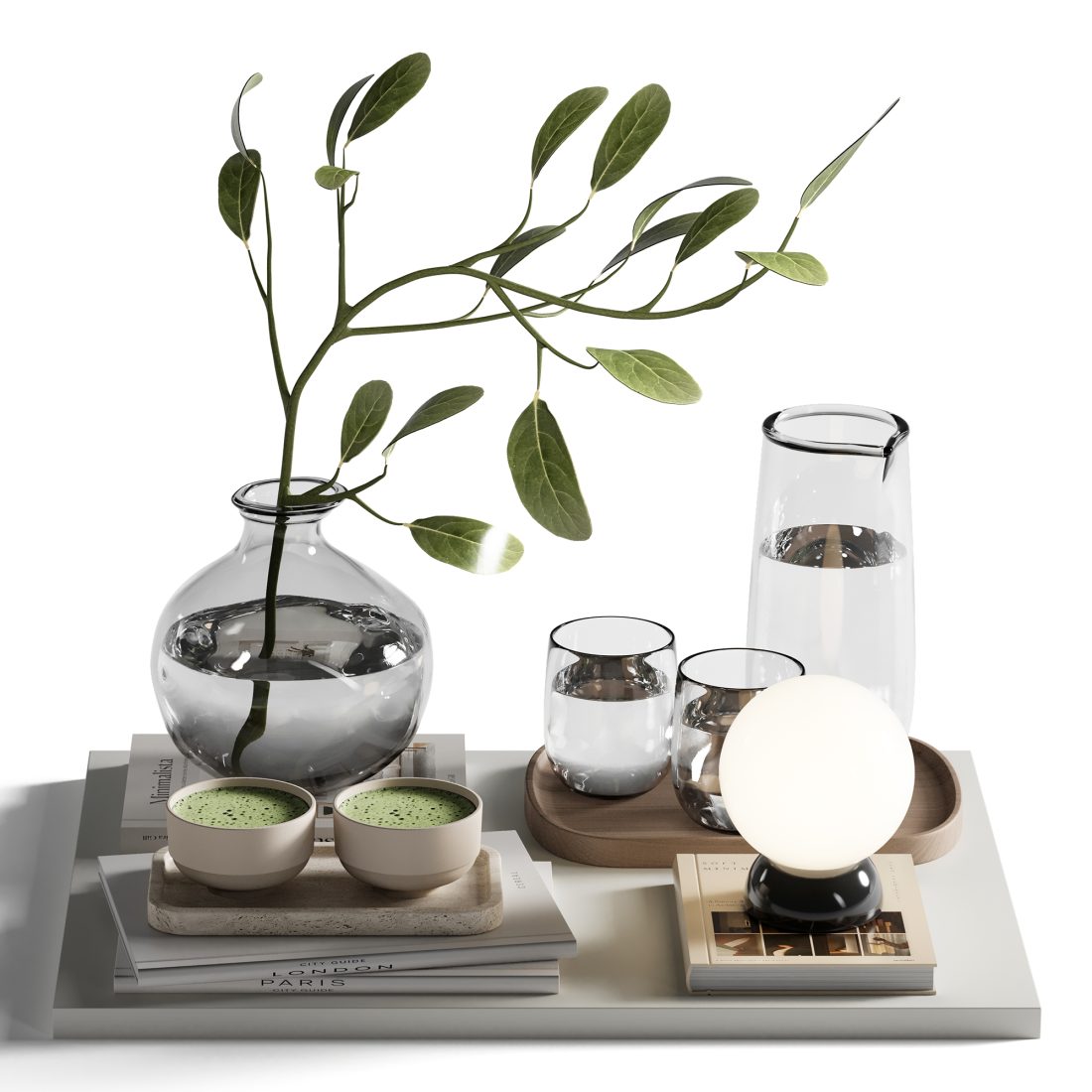Decorative Set 20 3D Model for Corona | CGMood