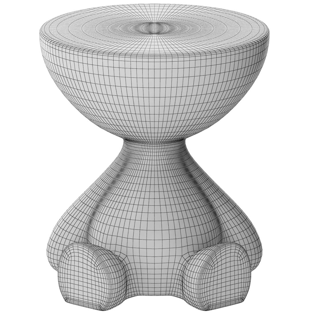 Small Round Modern Coffee Table 3D Model for VRay, Corona | CGMood