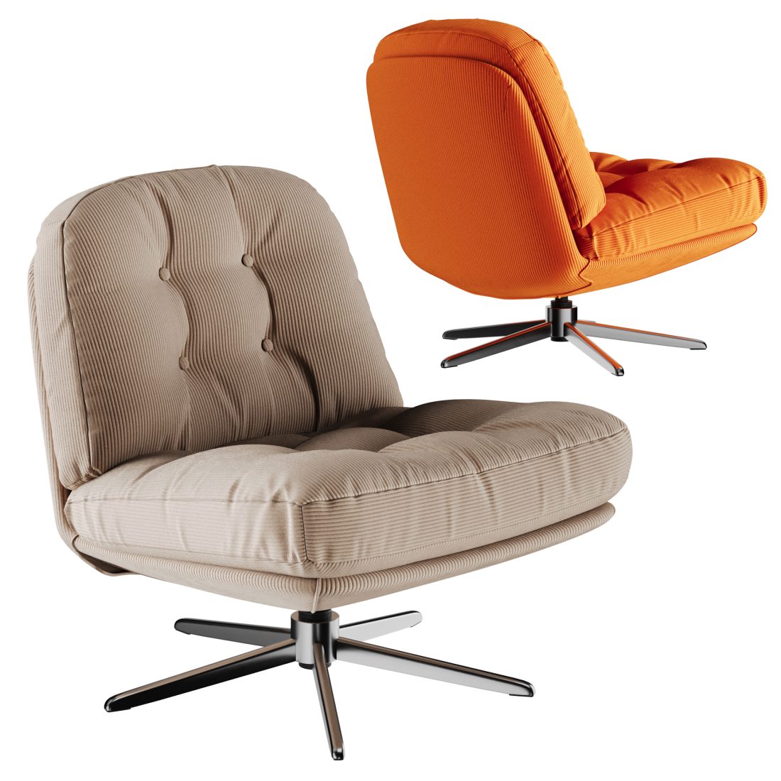 Ikea Dyvlinge Armchair Swivel Easy Chair 3D Model for Corona | CGMood