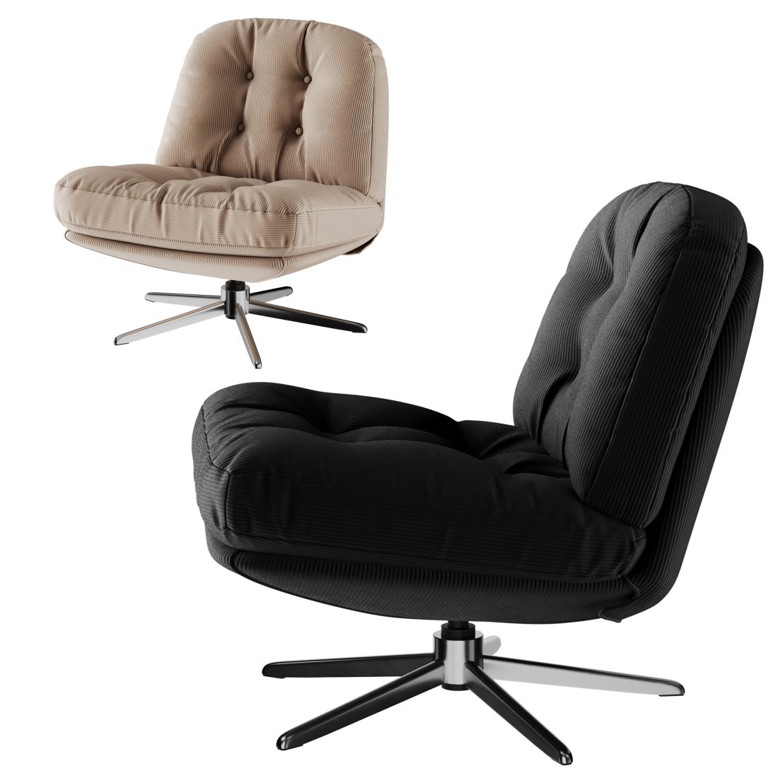 Ikea Dyvlinge Armchair Swivel Easy Chair 3D Model for Corona | CGMood