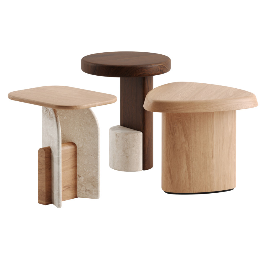 Side Tables By Carpanese Home 3D Model for Corona | CGMood