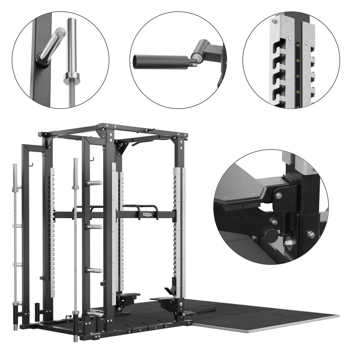 Technogym Storage Rack Technogym Power Rack Pure 3D Model for VRay, Corona | CGMood