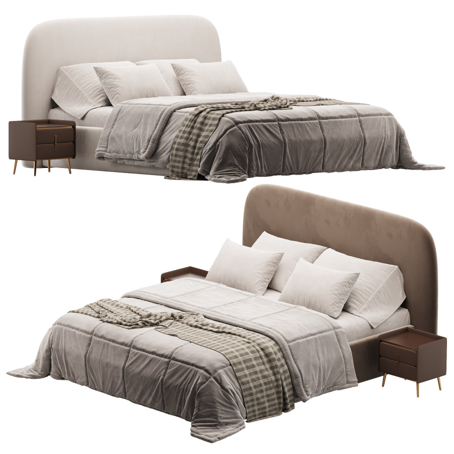 Barrel Bed 3D Model for Corona | CGMood